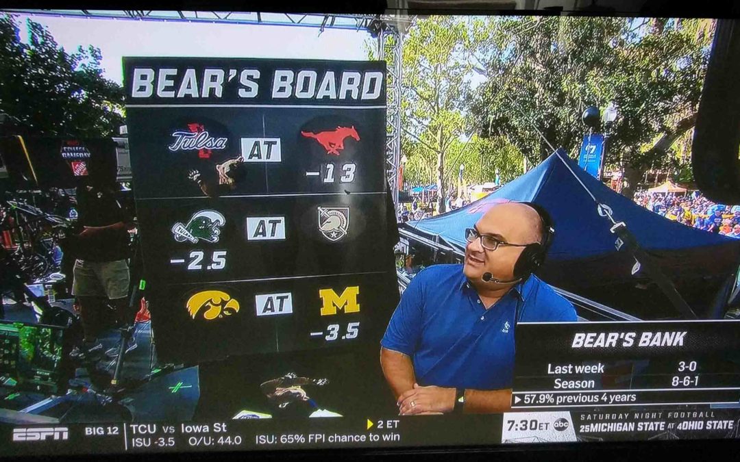College Game Day – Inspired by Bear Week Two